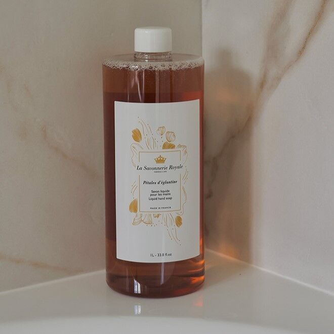 Ricarica di sapone liquido ai petali di rosa