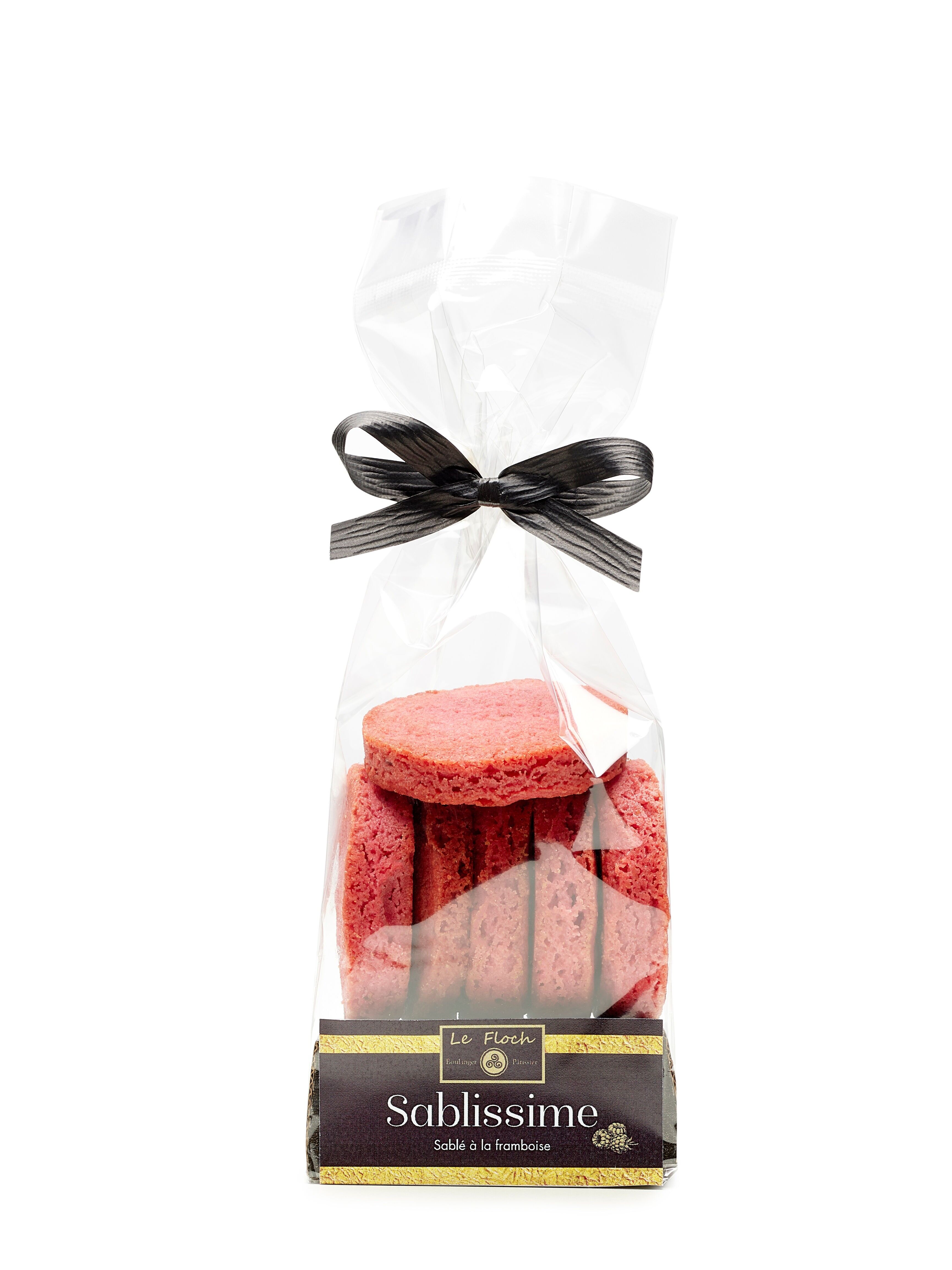 6 Raspberry Shortbread Cookies - 150g