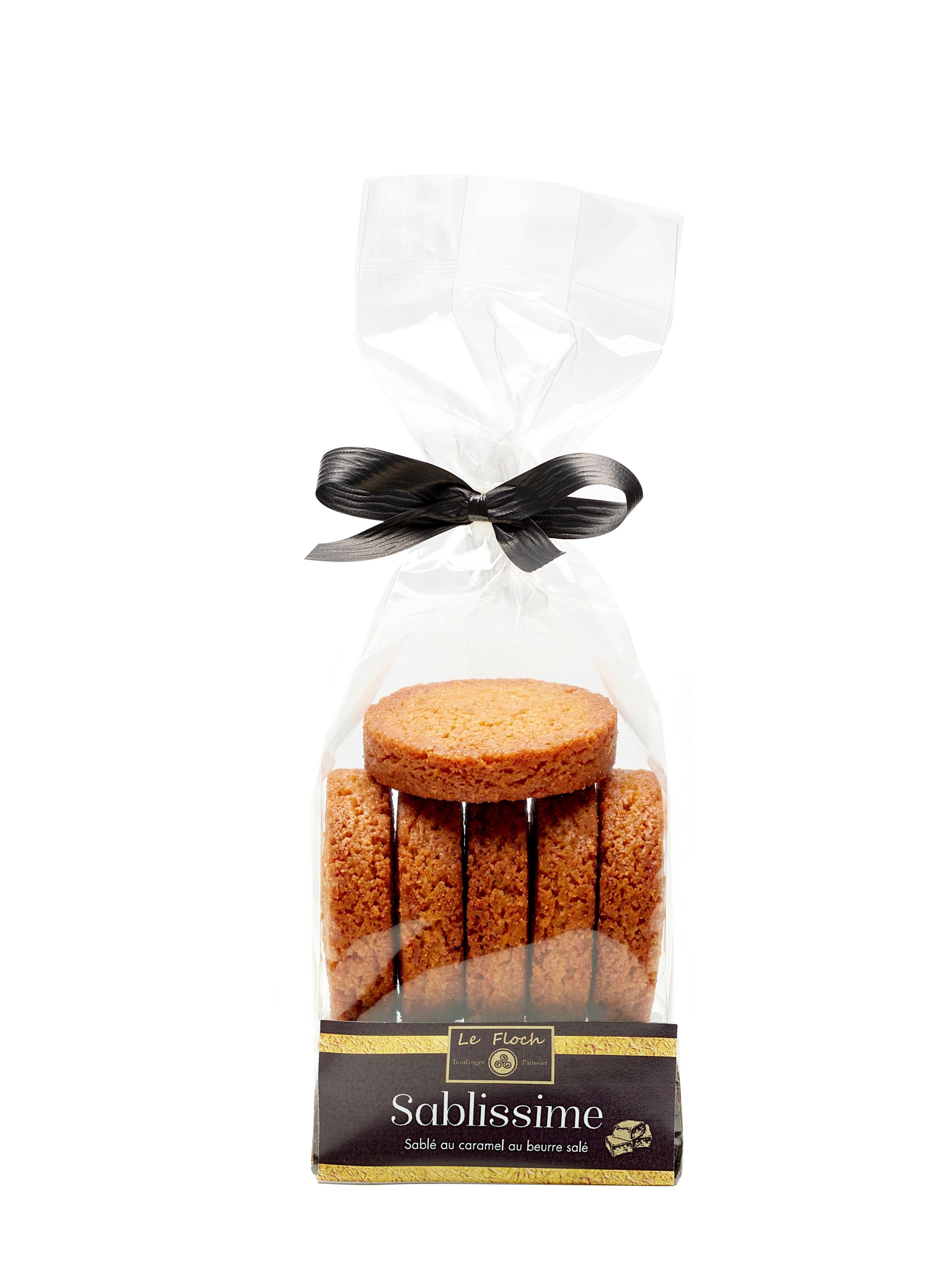 6 Salted Caramel Shortbread Cookies - 150g