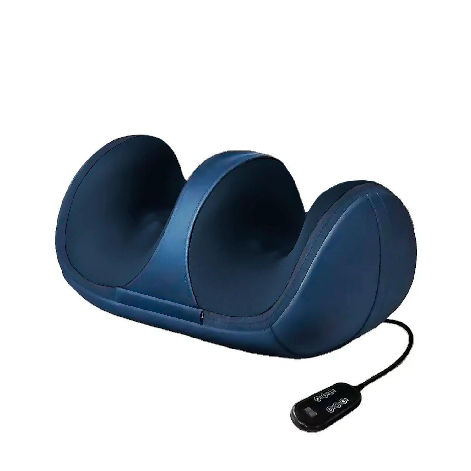 Fuß- und Beinmassagegerät mit 3 Massagemodi, 3 Geschwindigkeiten, konstanter Temperatur durch rotes Licht und bidirektionaler Massage.Farbe: Dunkelblau