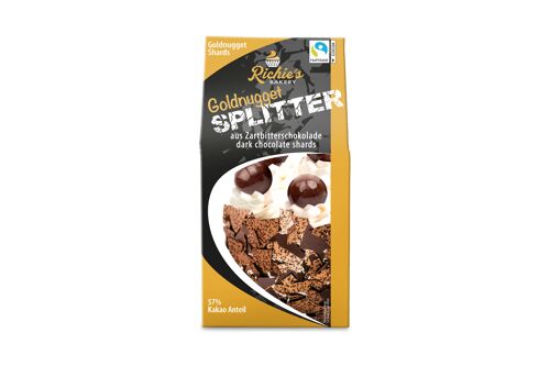 Richie´s Bakery Fairtrade Schoko Splitter "Goldnuggets"