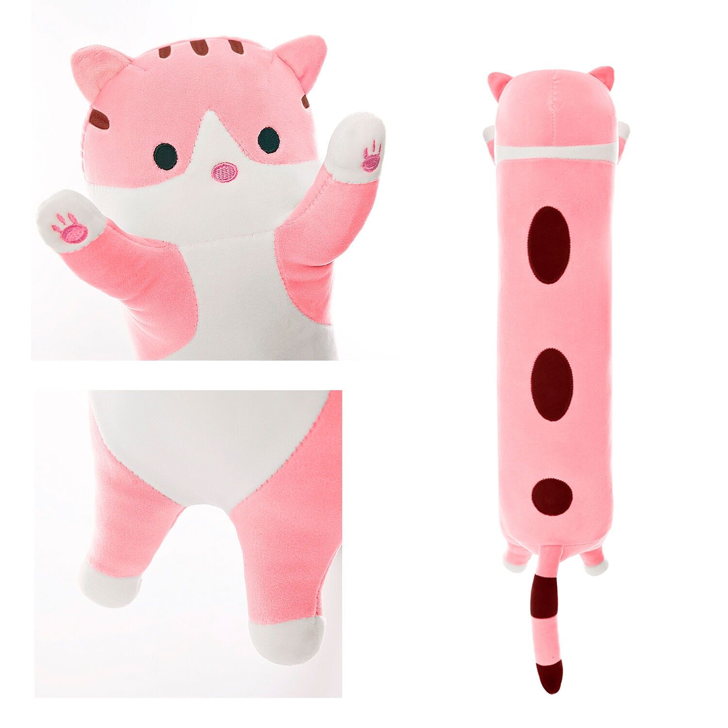 Besonders weiches und flauschiges Kissen mit Kätzchenmotiv.