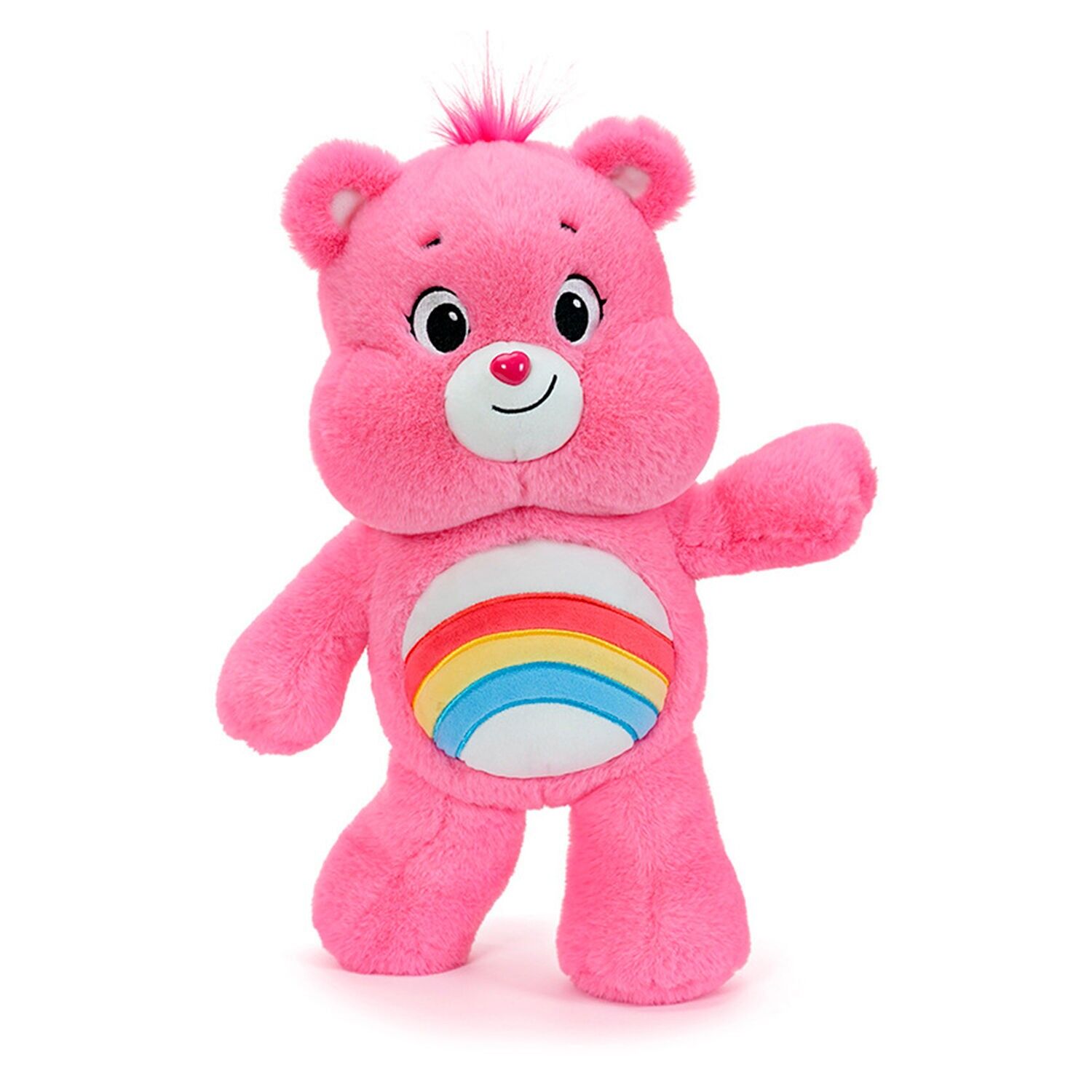 Peluche extra morbido e soffice della serie Orsetti del Cuore. Disegno di un orsacchiotto felice. 45 centimetri