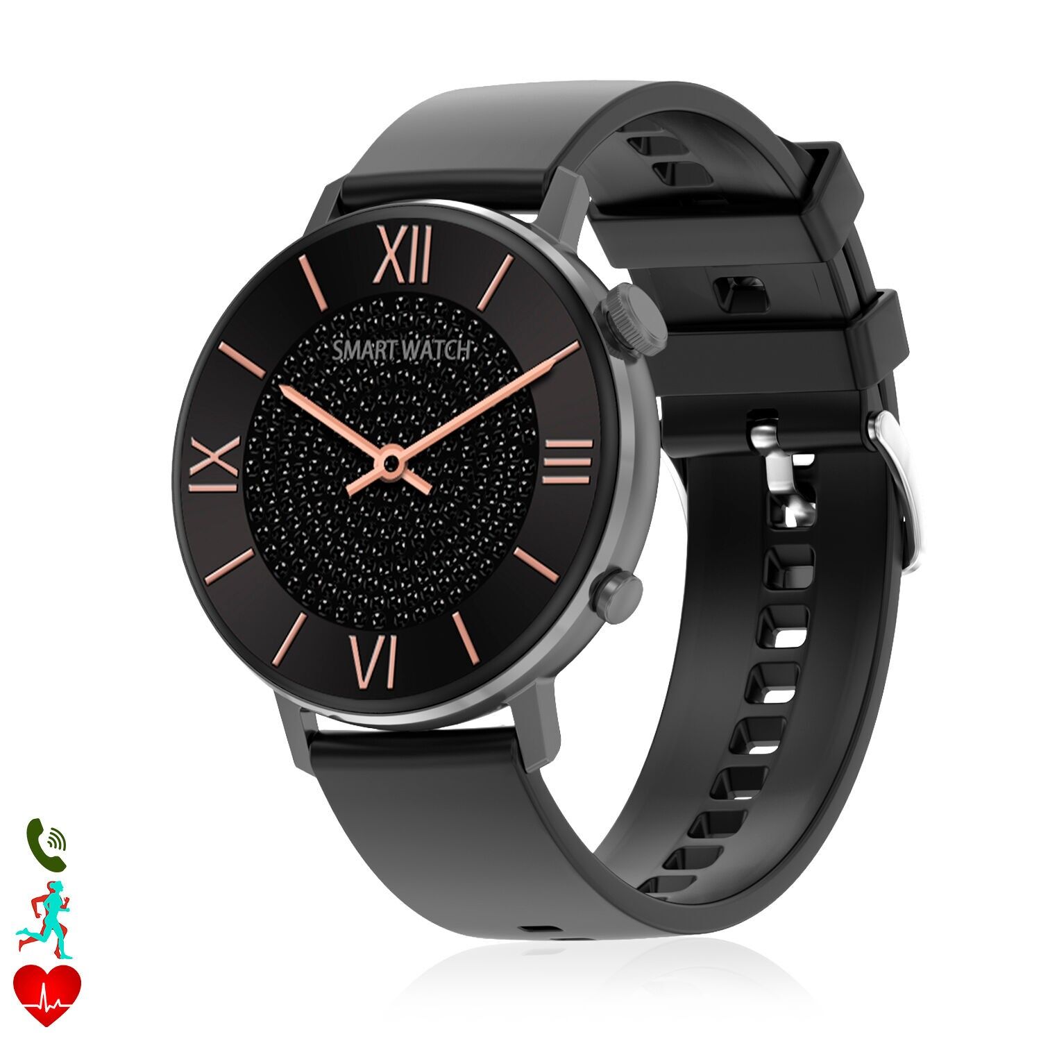 Smartwatch DT88 MAX, schermo AMOLED 1.45" 466*466 px, assistente vocale, chiamate Bluetooth, oltre 150 modalità sportive e monitoraggio della salute.