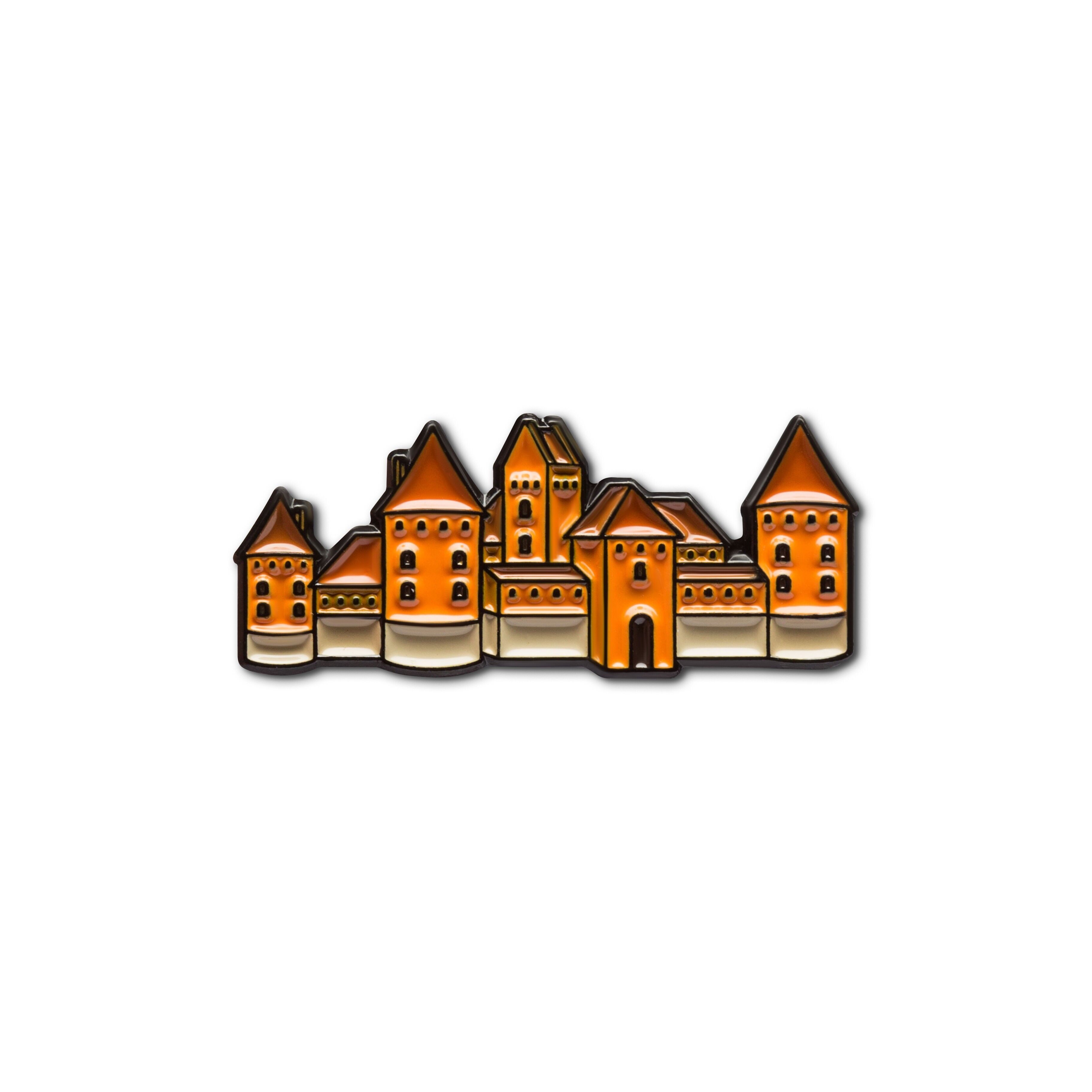 Pin de esmalte "Castillo de la isla de Trakai"