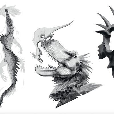 Temporäre Tattoos - Passion Dinosaurs I
