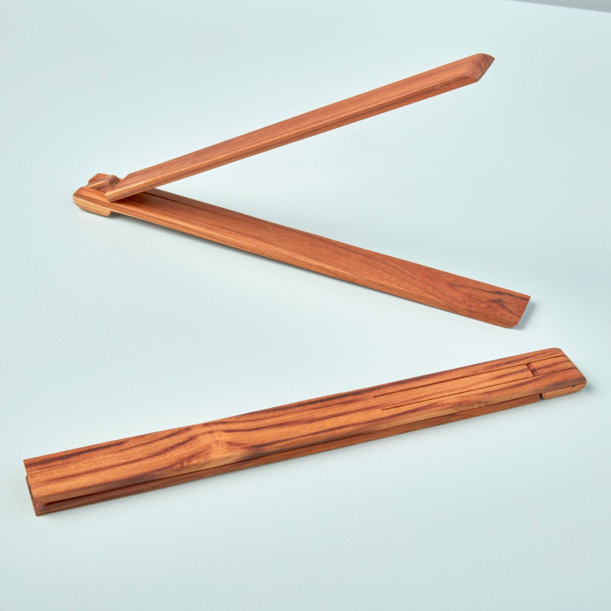 Teak Flip Tongs