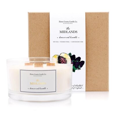The Midlands: 3 Wick Candle