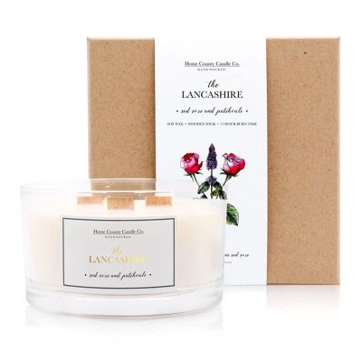 The Lancashire: 3 Wick Candle
