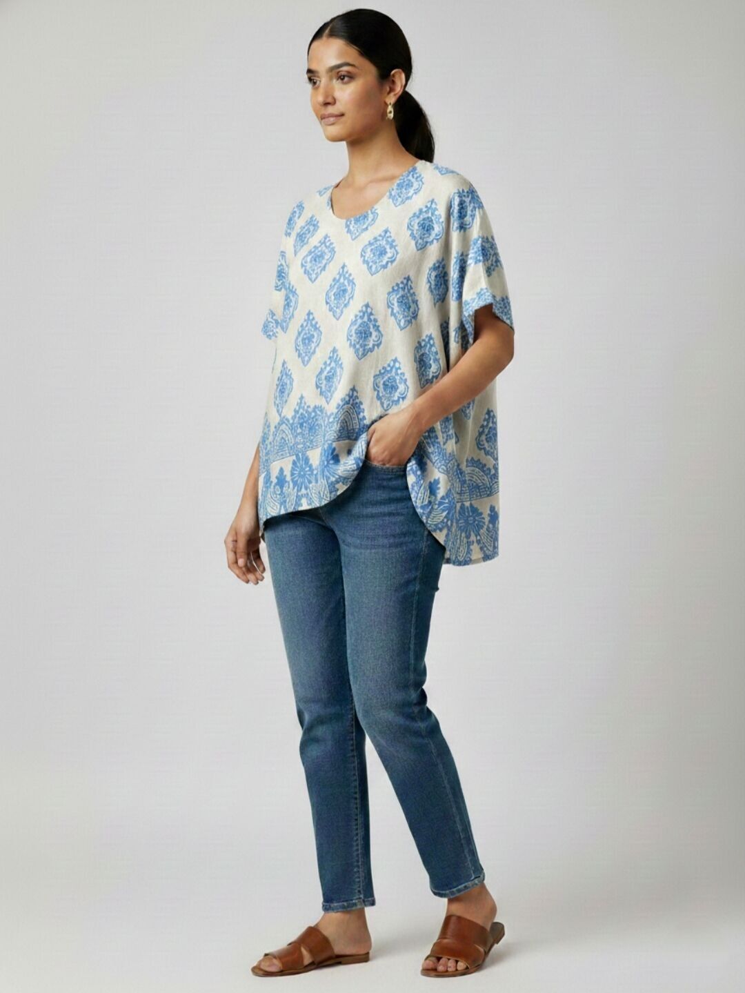 Bedrucktes Boho-Top PAB511