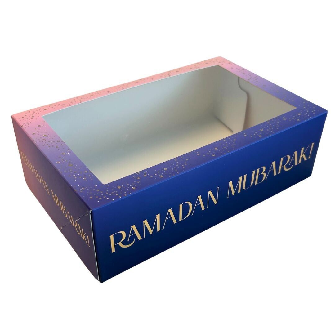 Coffrets Iftar Ramadan Mubarak (lot de 3) - Violet et or