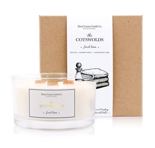 The Cotswolds: 3 Wick Candle