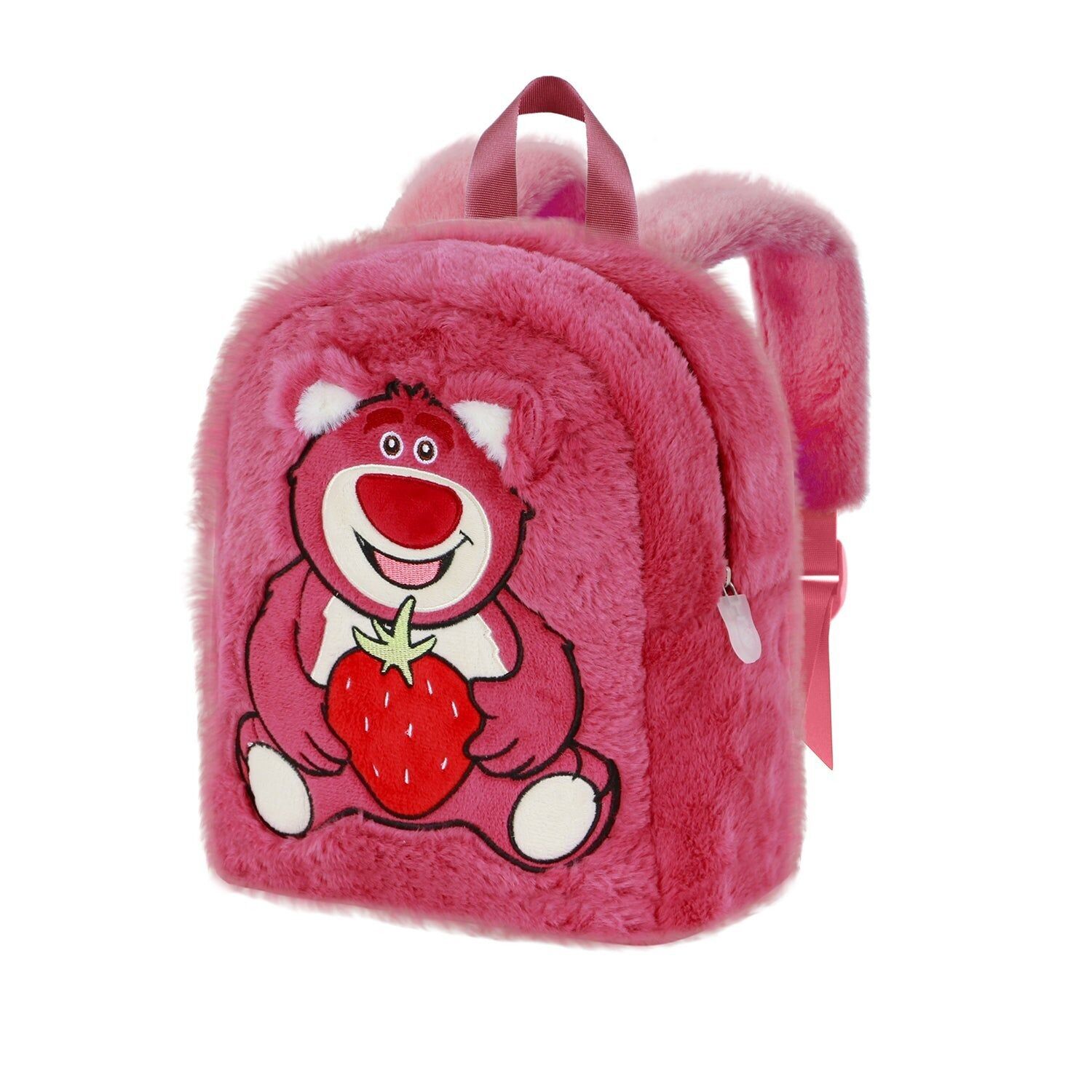 Disney Lotso Cariñoso Strawberry-Mochila Plush, Rosa