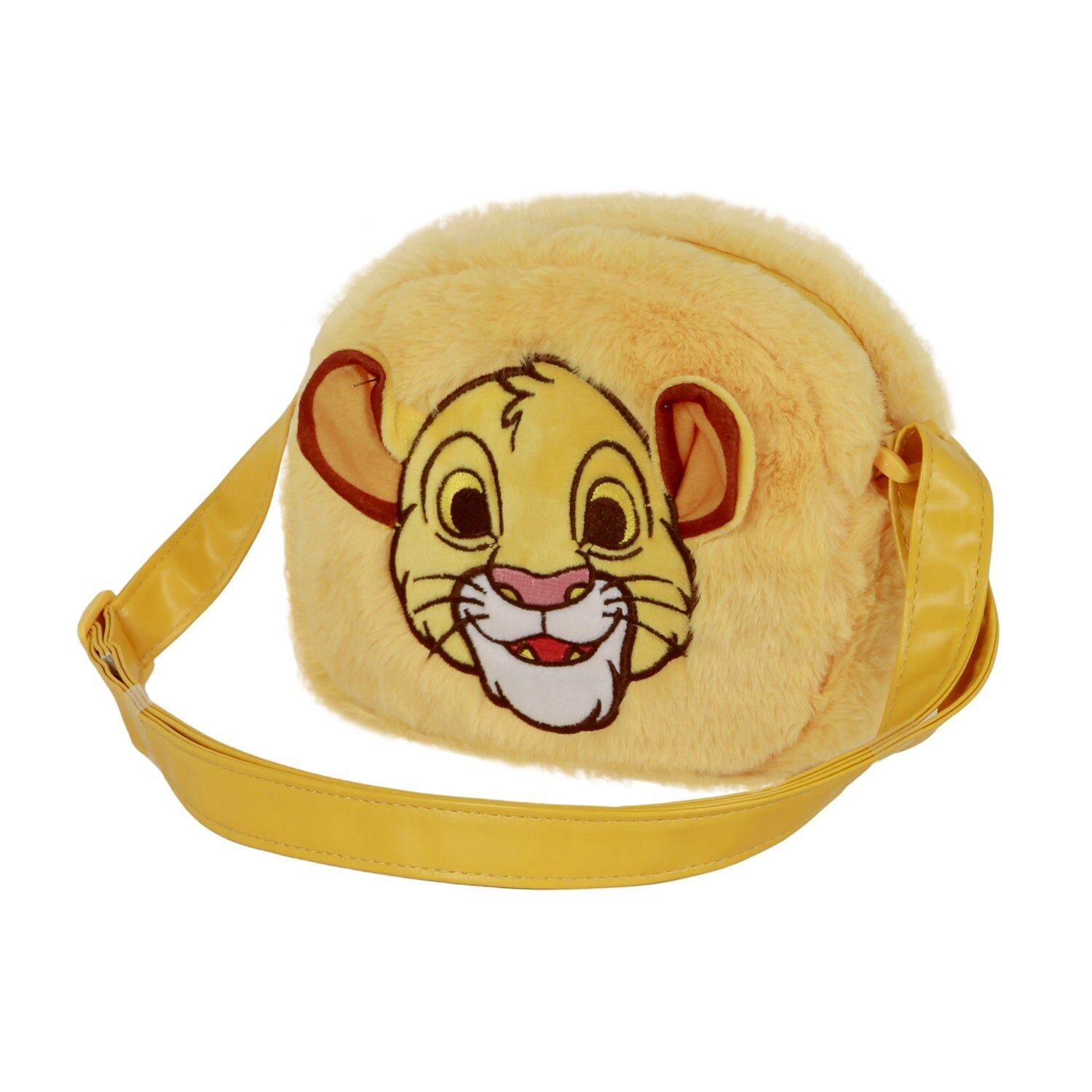 Disney El Rey León Sit-Mini Bolso Bandolera Plush, Amarillo