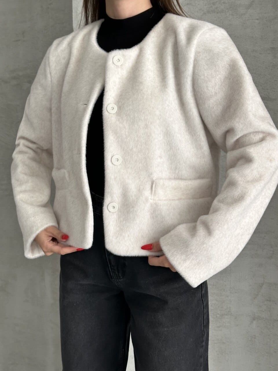 Giacca a maniche lunghe con bottoni