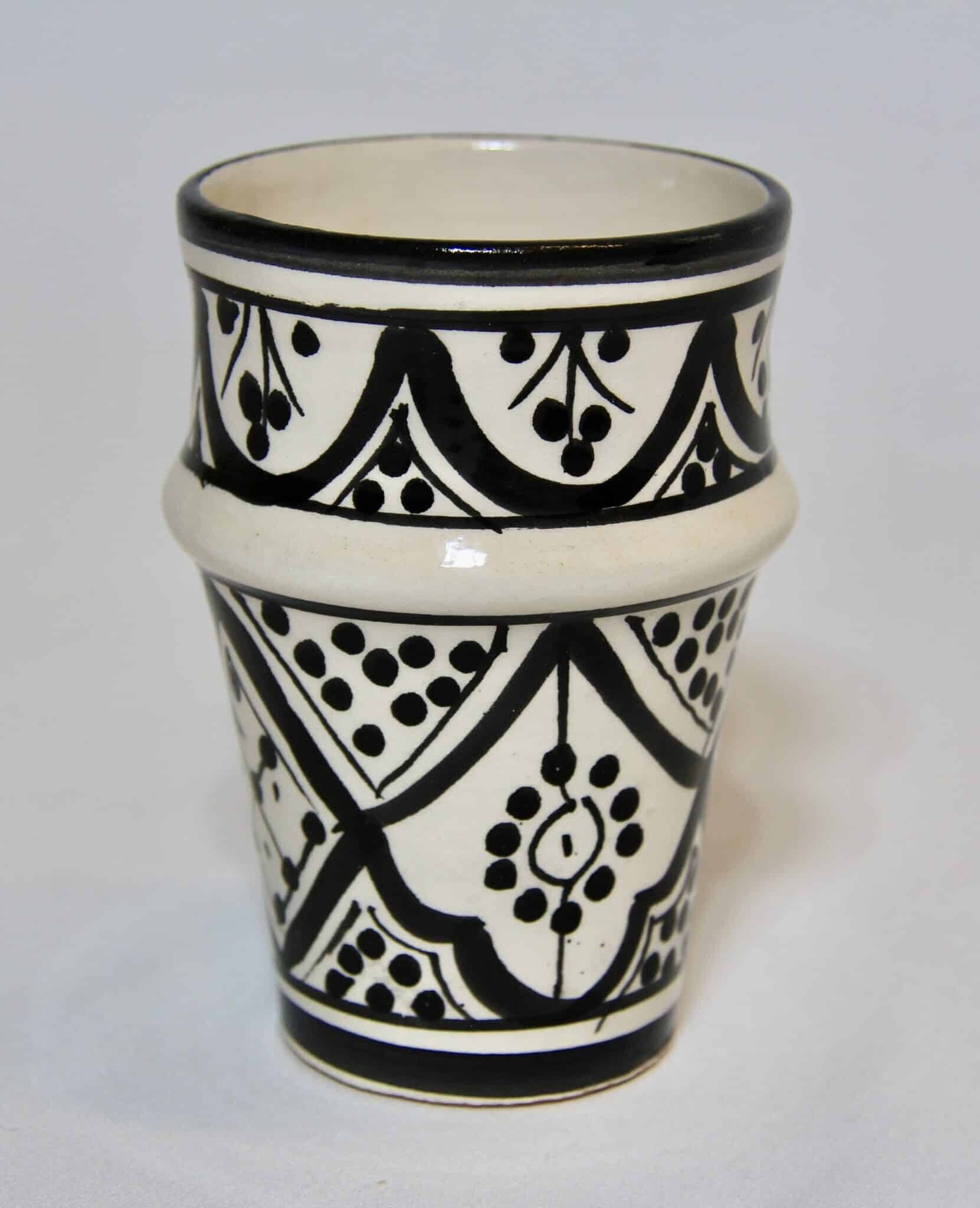 Beldi Becher – Nakhil Schwarz 11cm (130ml)