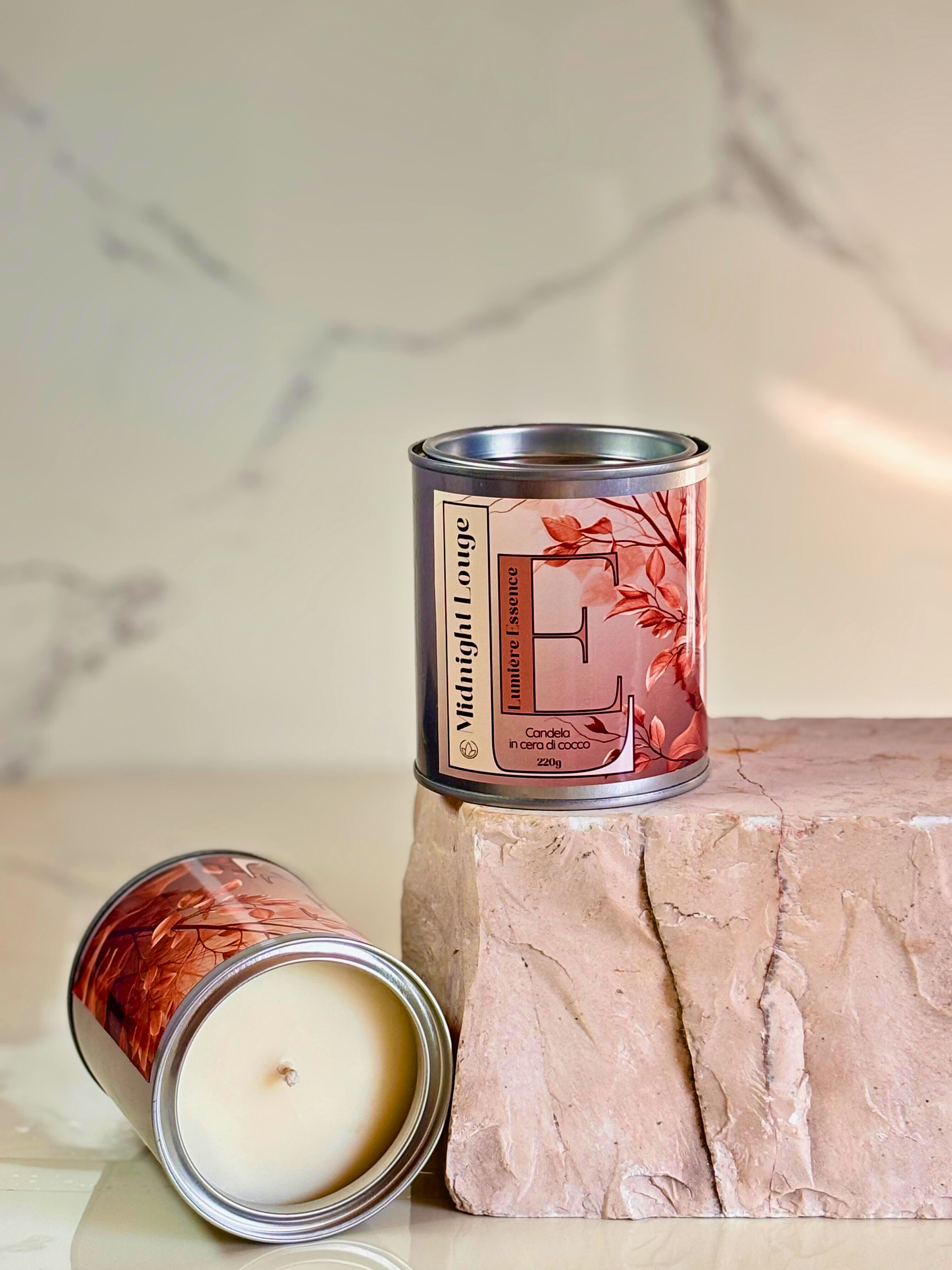 Candela naturale – Midnight Lounge 220 g | Lumière Essence