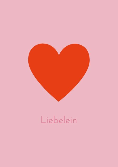 Postkarte - Liebelein