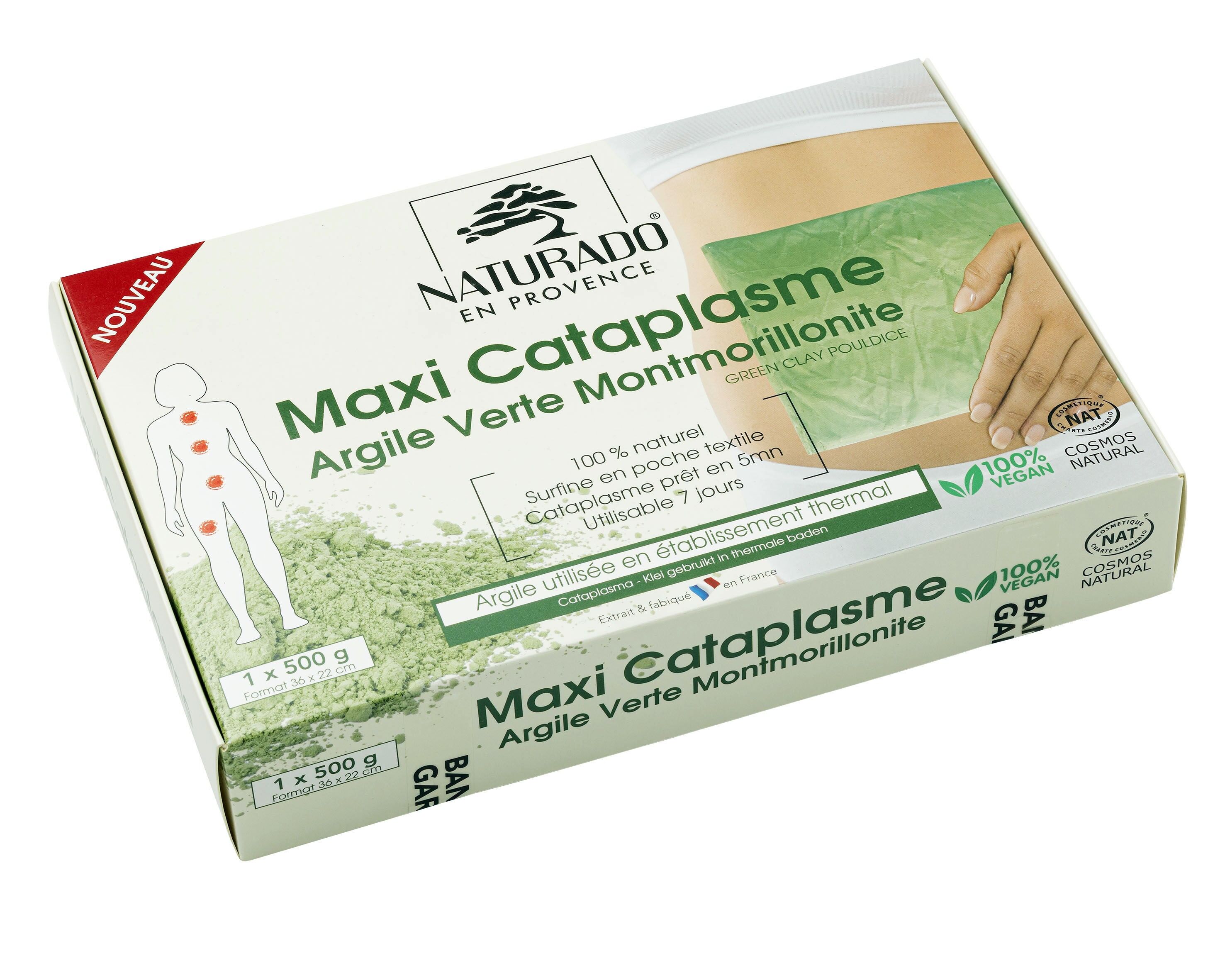 Maxi Grüner Ton Montmorillonit-Umschlag 1 x 500 g NEU