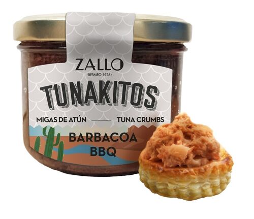 Tunakitos: Migas de atún con salsa barbacoa 220g
