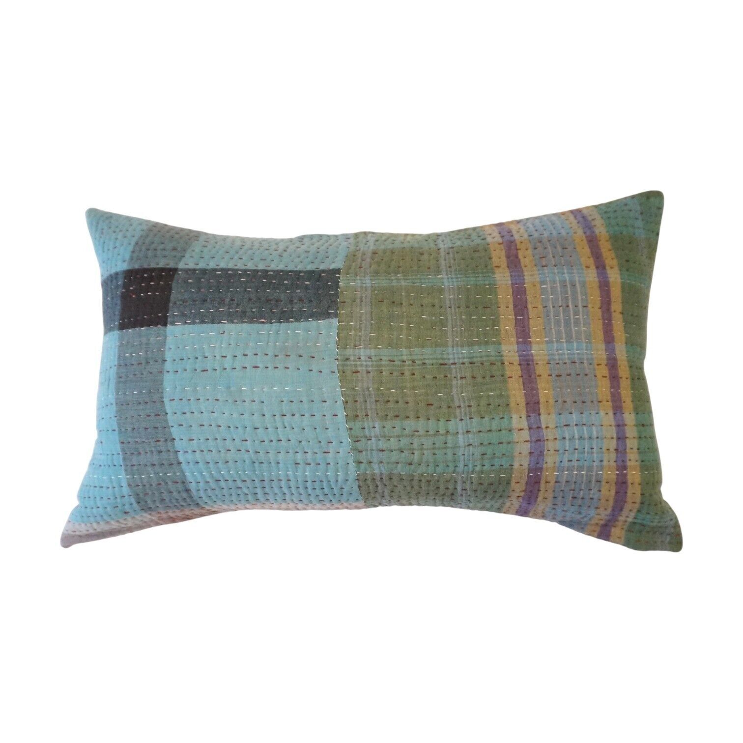 Cuscino kantha rettangolare n. 65