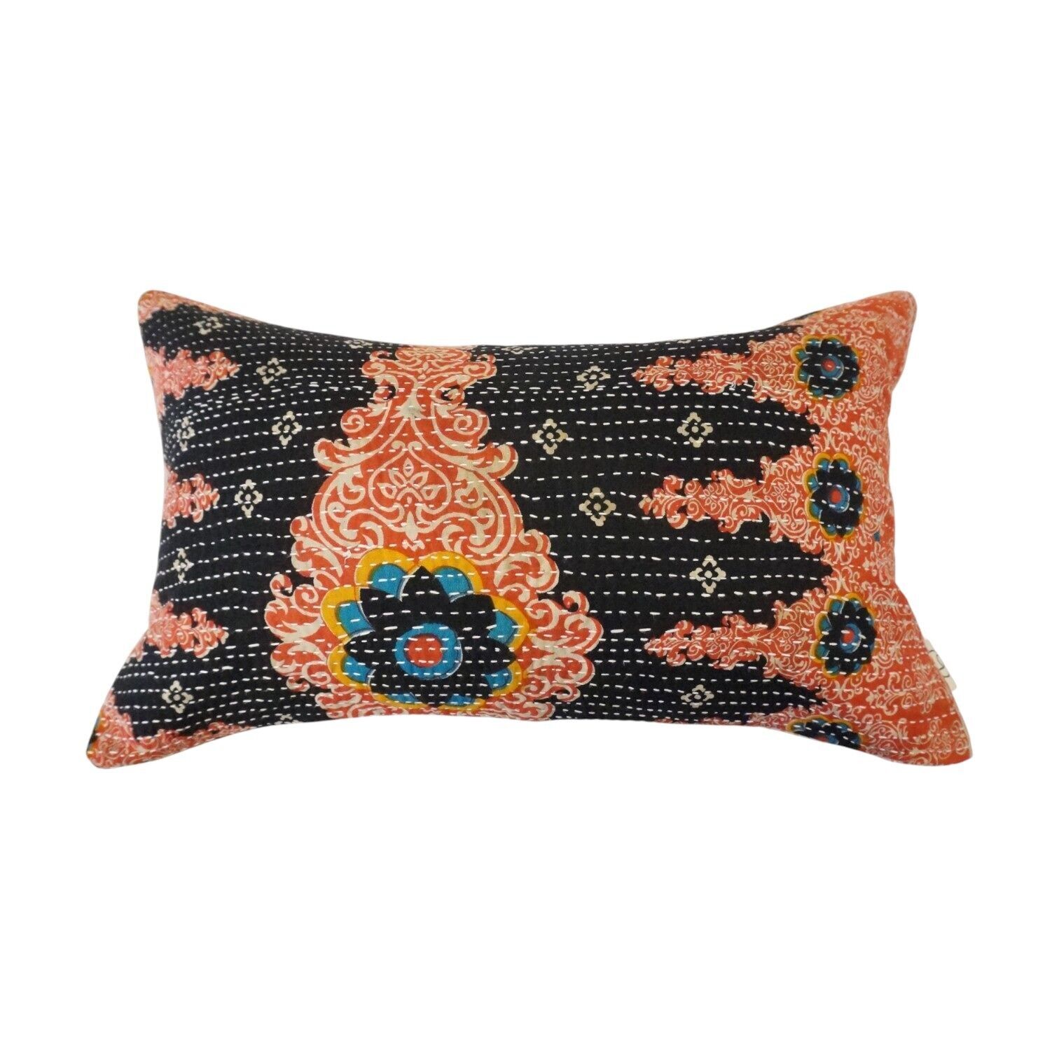 Cojín kantha rectangular n.° 73