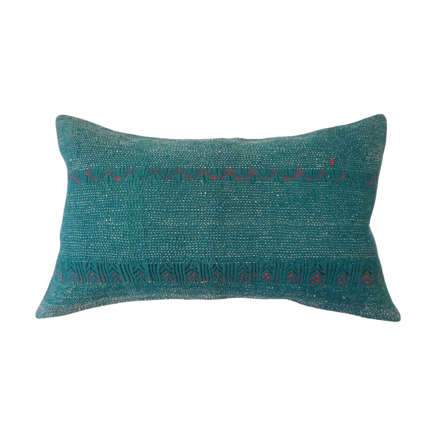 Cojín kantha rectangular n.° 74