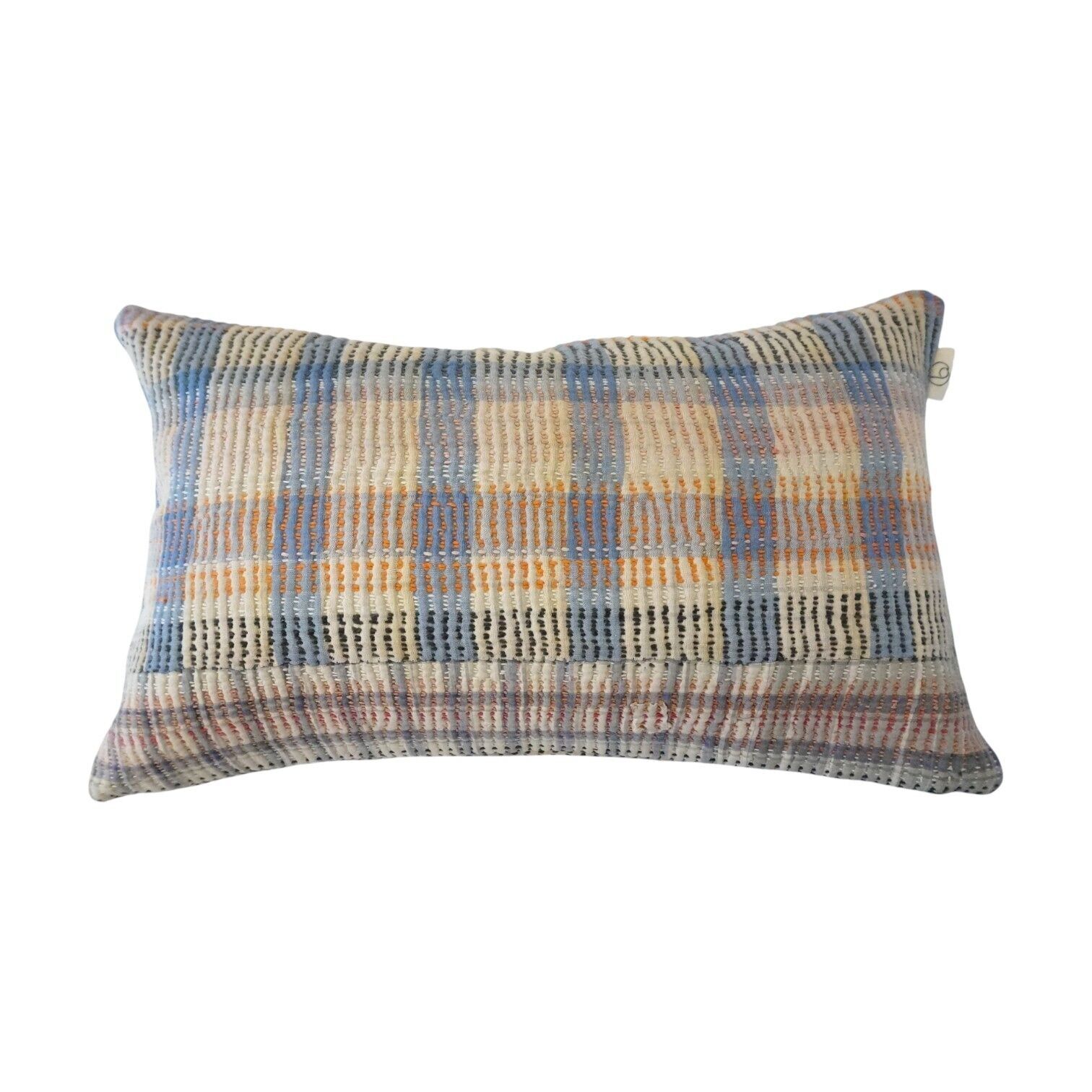 Rectangular kantha cushion No. 79