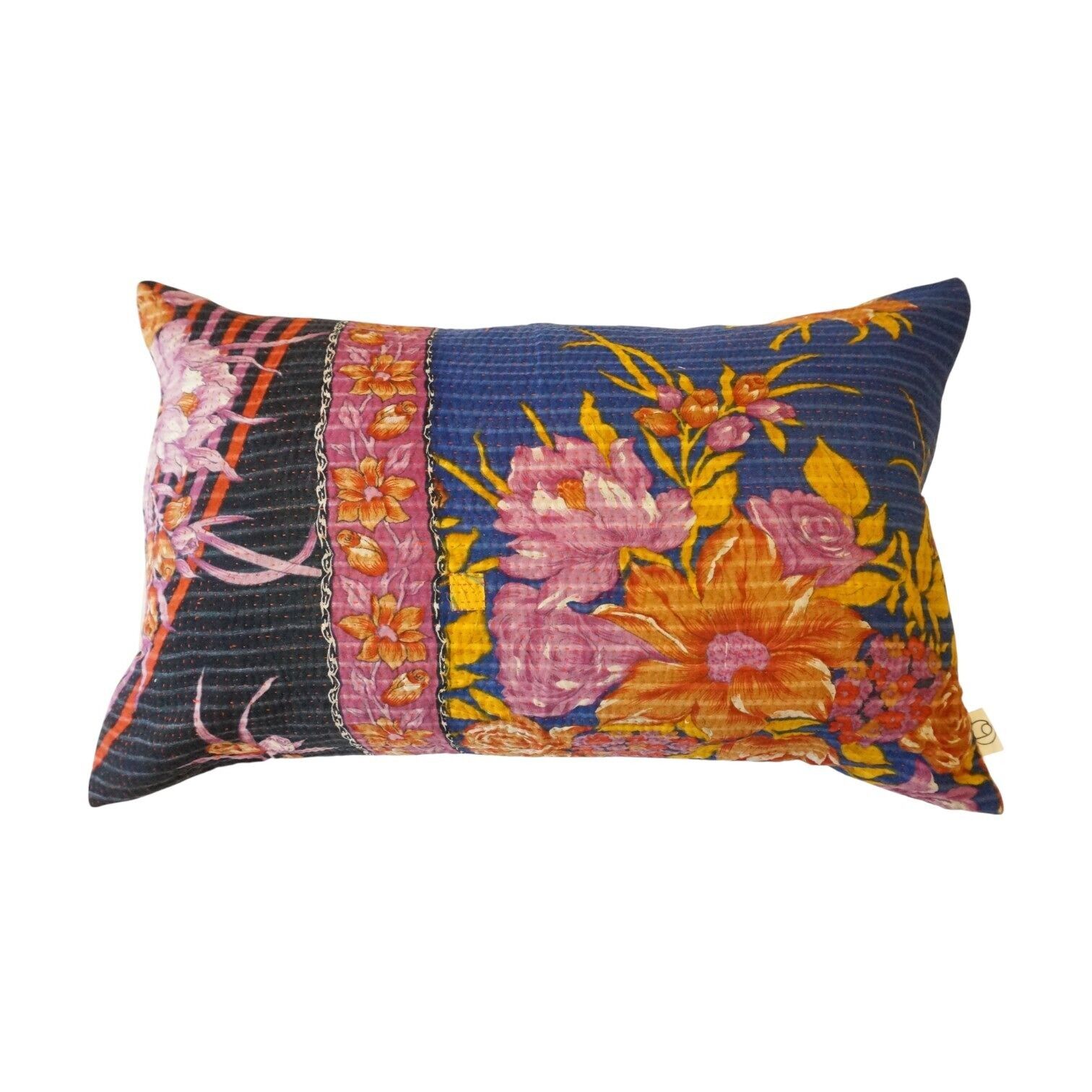 Cuscino kantha rettangolare n. 61
