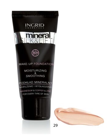 Fond de teint mineral - Silk & Lift - 30 ml - Ingrid Cosmetics - 5 Teintes - 29 3