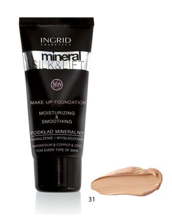 Fond de teint mineral - Silk & Lift - 30 ml - Ingrid Cosmetics - 5 Teintes - 29 5