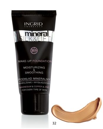 Fond de teint mineral - Silk & Lift - 30 ml - Ingrid Cosmetics - 5 Teintes - 29 6