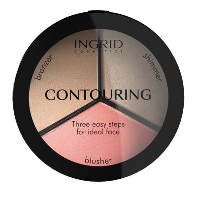 Palette Contorno Ideal Face Ingrid Cosmetics