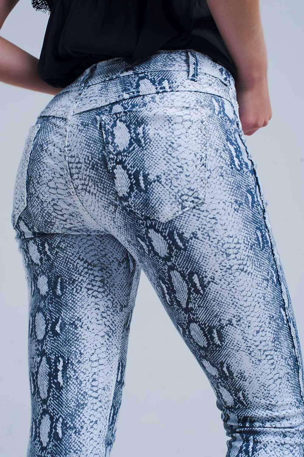 Weiße Wendejeans