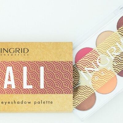 Palette di ombretti vegan 8 tonalità - Hibiscus - 9,5 gr - Ingrid Cosmetics