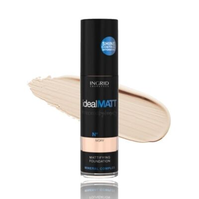IDEAL MATT Ingrid Cosmetic Foundation - 30 ml - 5 shades - 301-Buff