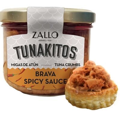 Tunakitos: Miettes de thon sauce brava 220g