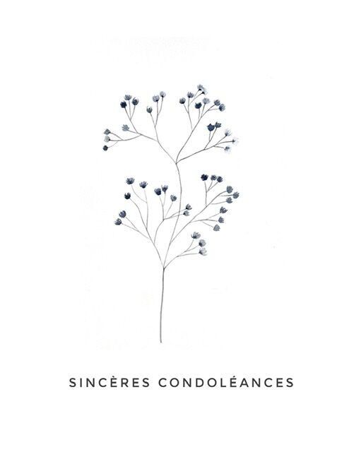 CARTES DOUBLES JULIE SIMON -  JS08