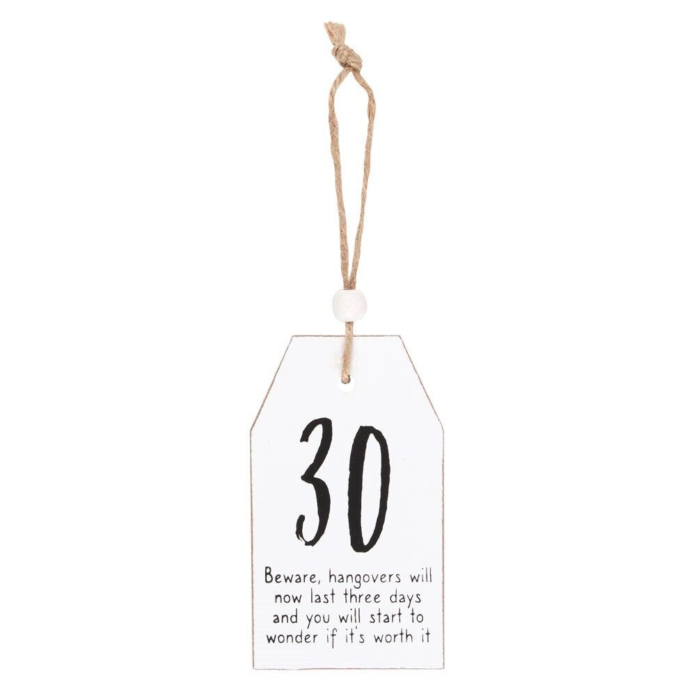 Panneau de sentiment suspendu 30 anniversaire