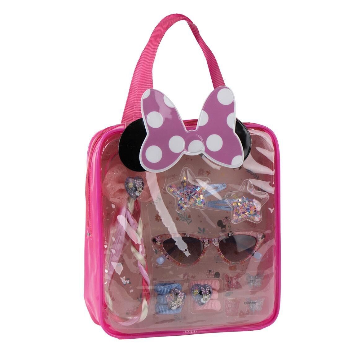 Set di bellezza Minnie Mouse con borsa e occhiali - 2500003749