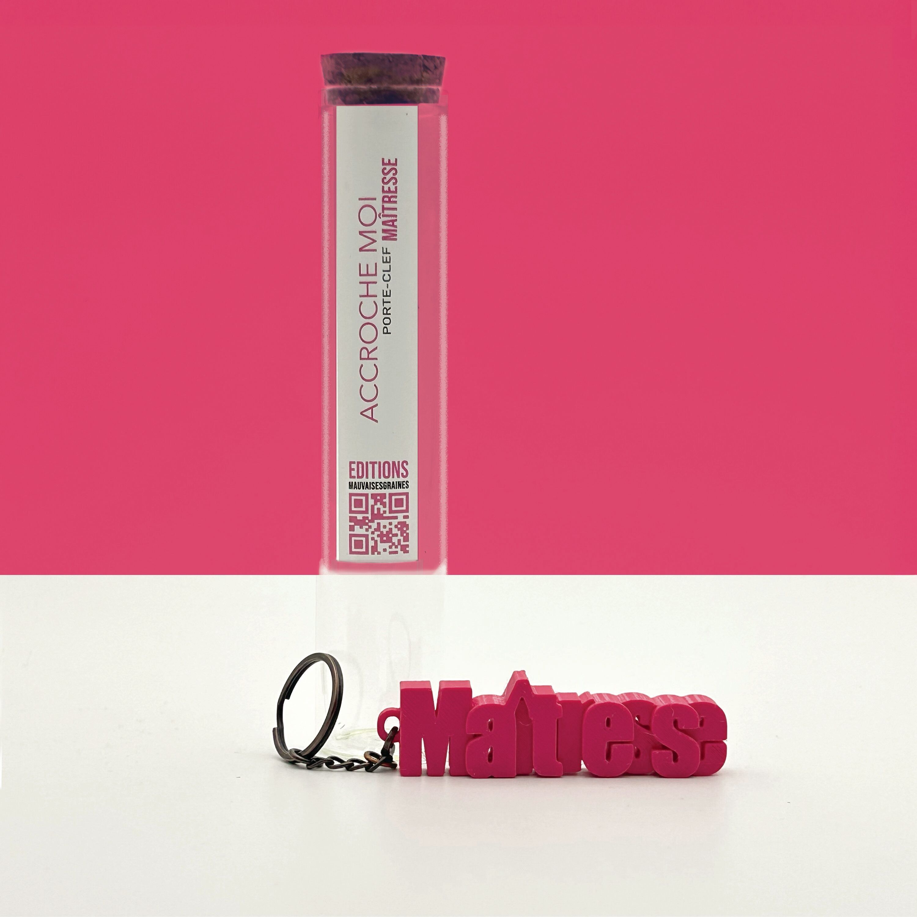 Porte-clés à message – MAÎTRESSE