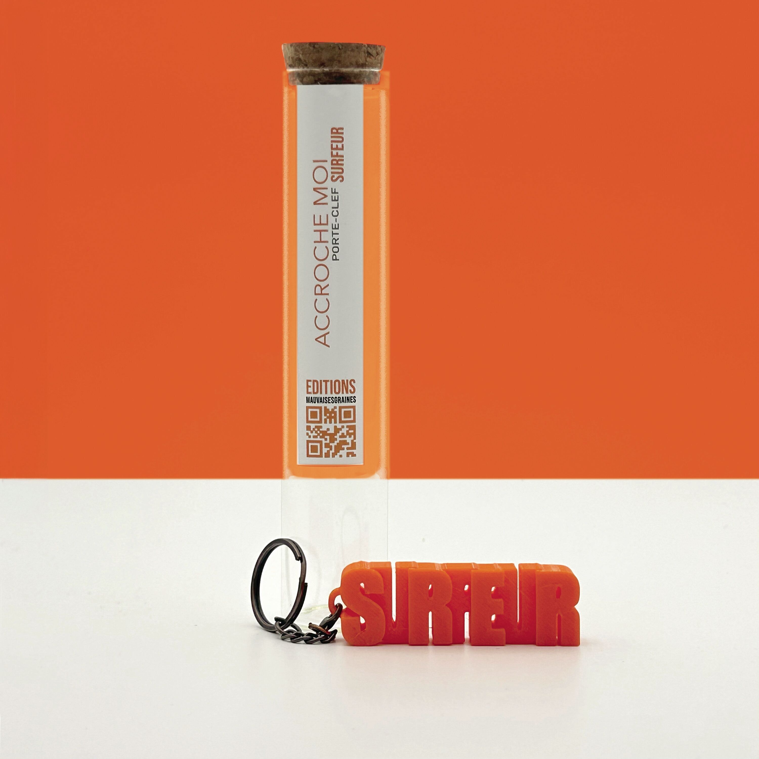 Porte-clés à message – SURFEUR