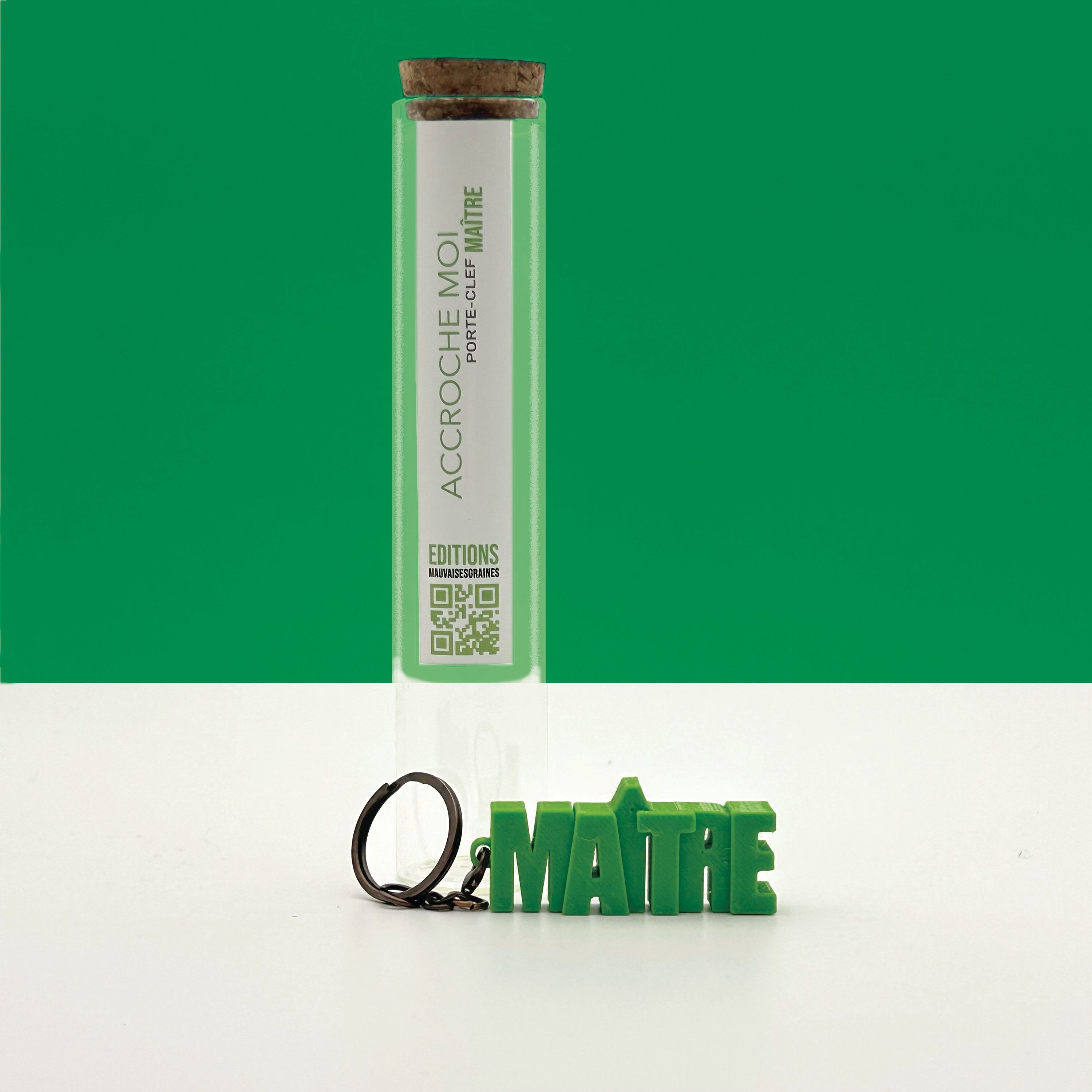 Porte-clés à message – MAÎTRE