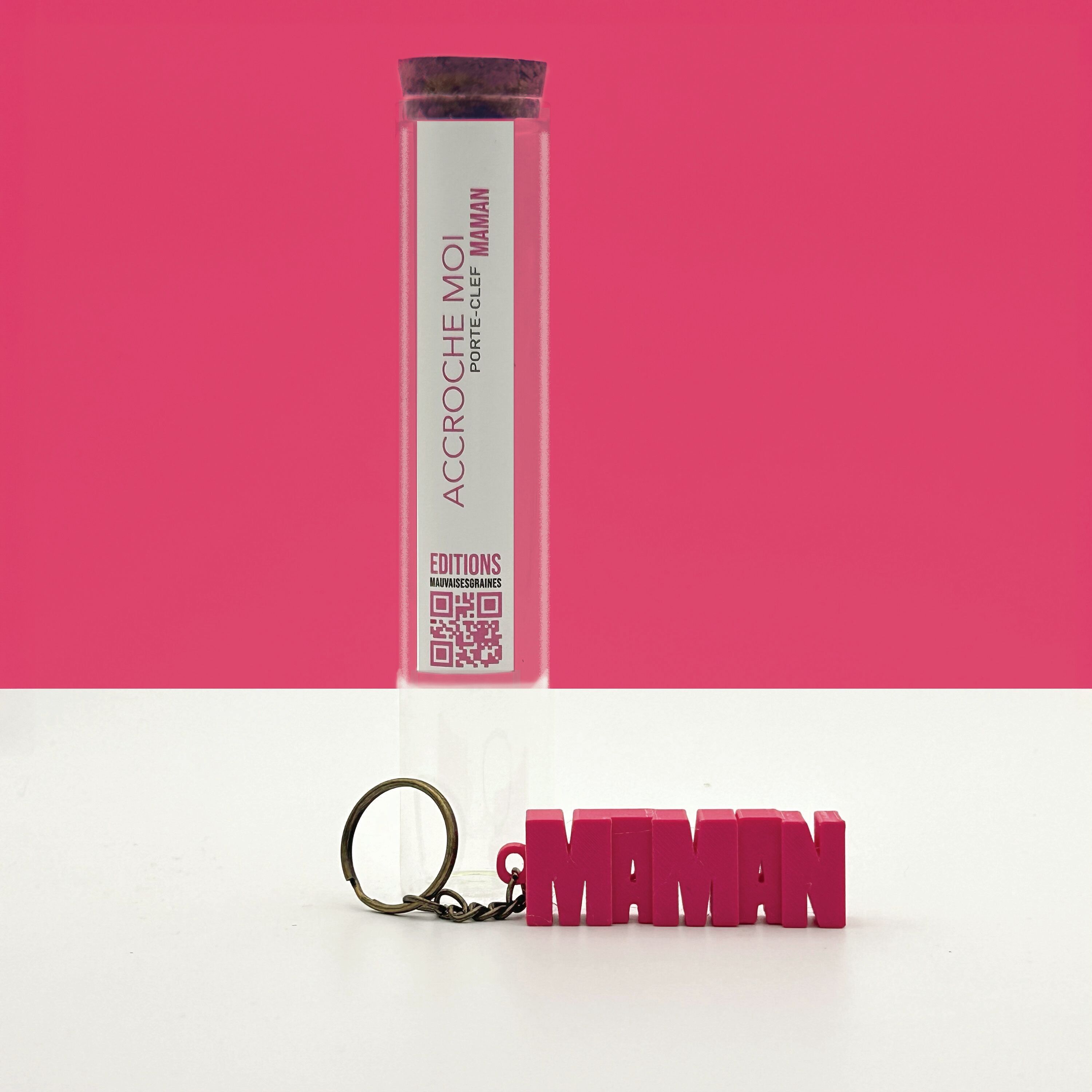 Porte-clés à message – MAMAN