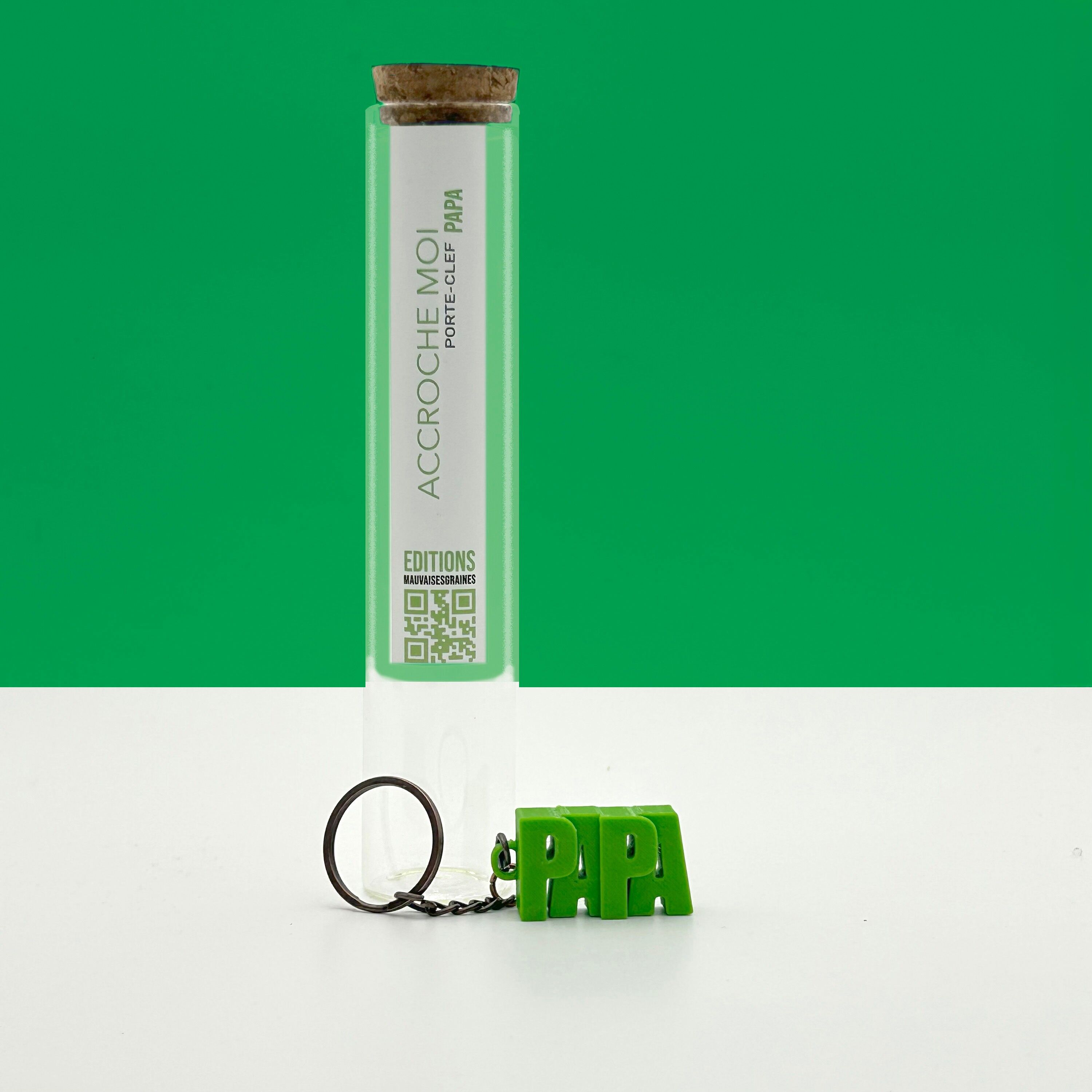 Portachiavi con messaggio – PAPÀ