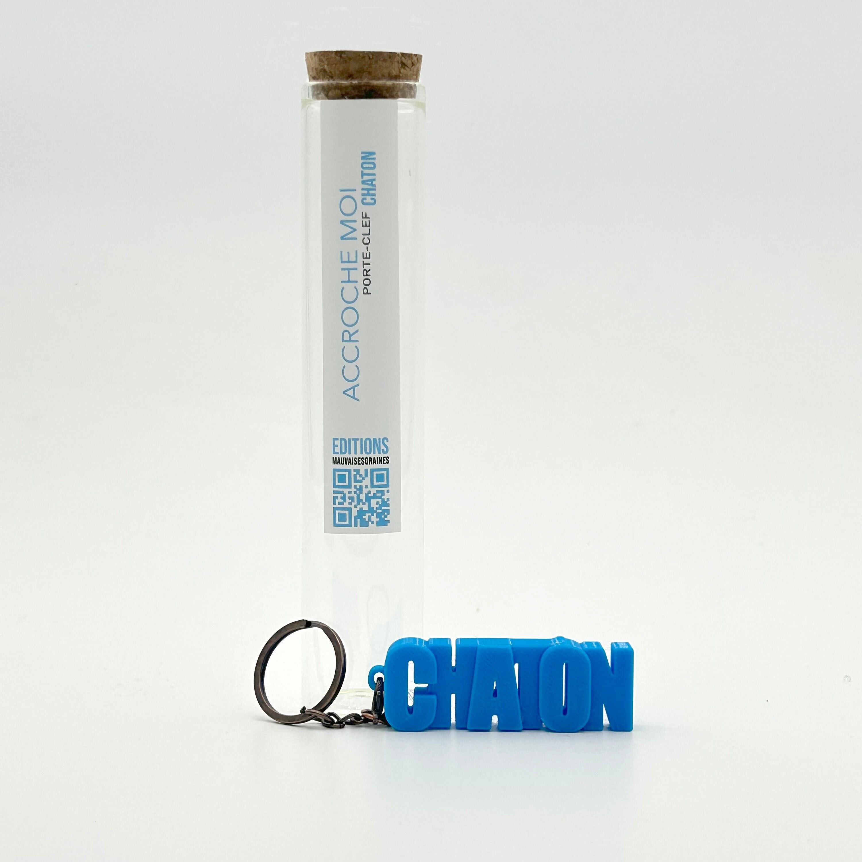 Schlüsselanhänger mit Botschaft – Kätzchen