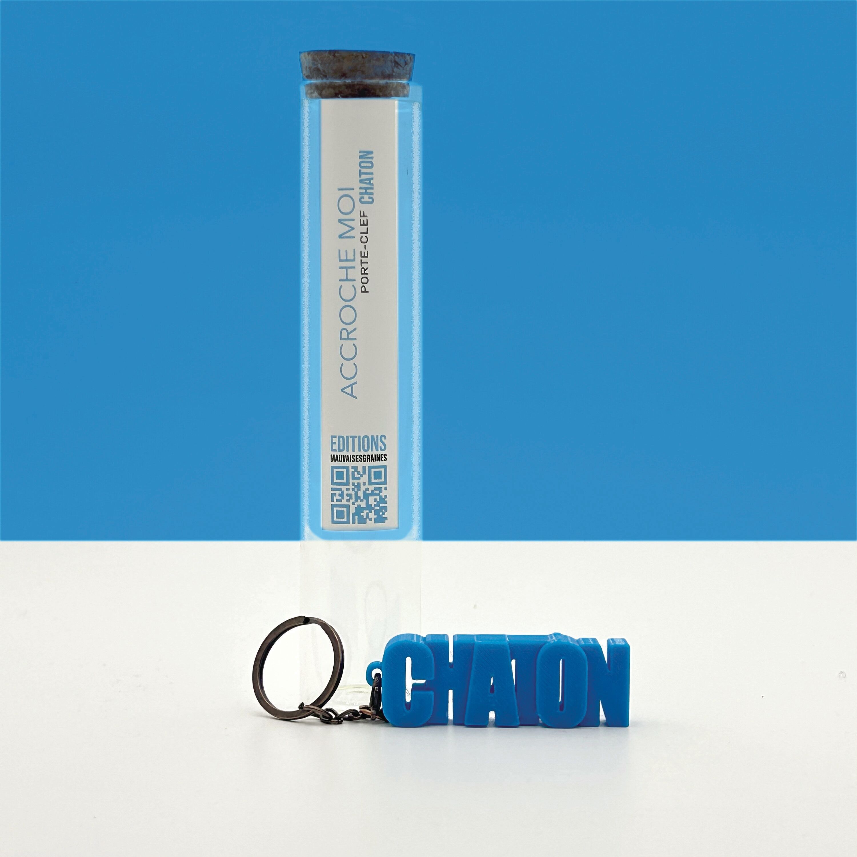 Schlüsselanhänger mit Botschaft – Kätzchen