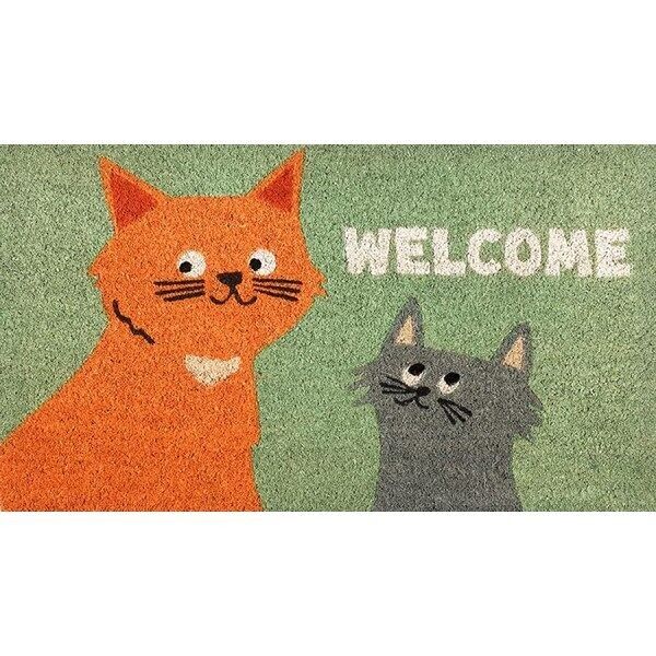 Zerbino Etoile 'Welcome' con gatti (pod-008-109)