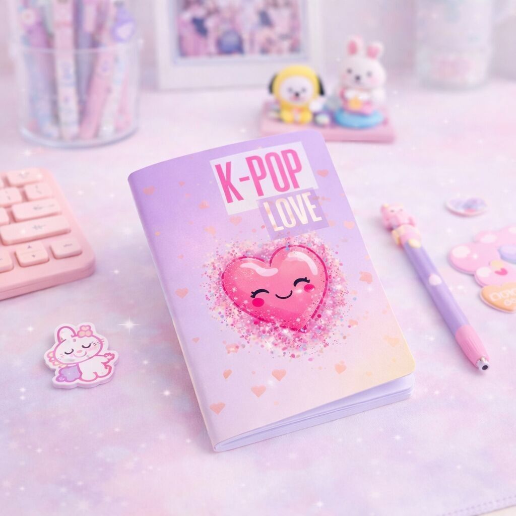 Précommande - Carnet A6 K-Pop Love - Livraison à partir du 01/04/2026