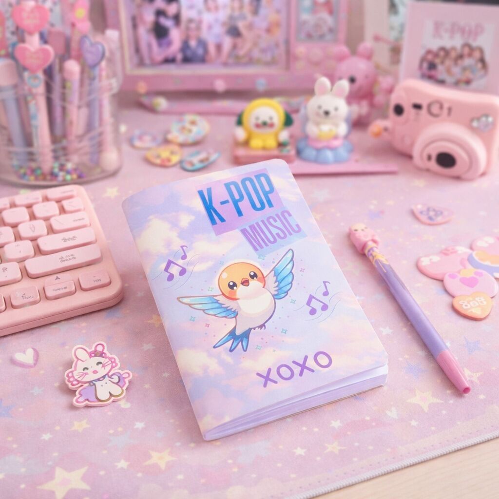 Précommande - Carnet A6 Musique K-Pop - Livraison à partir du 01/04/2026